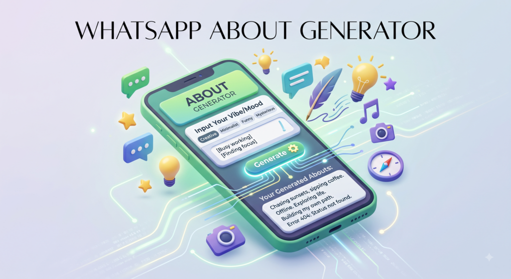 Whatsapp About Generator